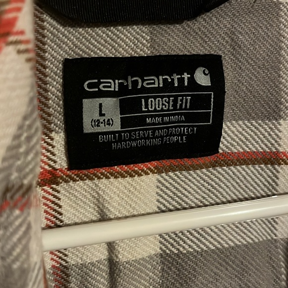 Women’s Carhartt Loose Fit flannel size Large - Picture 2 of 4